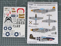 P-51 Mustang North American Nose art Part 1 (Stencils not included) decals