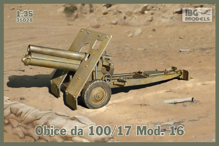 Obice da 100/17 Mod.16 -Итальянская  горная гаубица калибра 100-мм