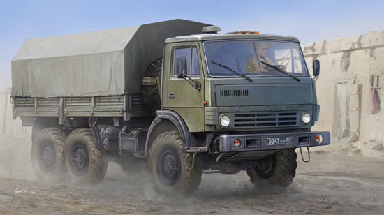 Советский шестиколесный армейский грузовой автомобиль тип  4310 сборная модель 1/35
