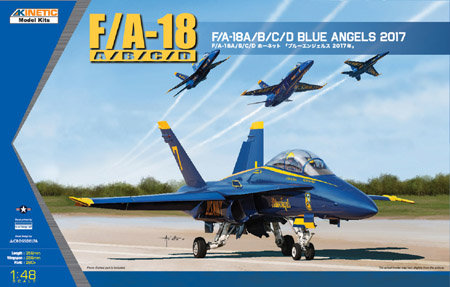 F/A-18 A/B/C/D  пилотажная группа BLUE ANGELS 2017 год сборная модель