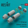 F-18 Hornet exhaust nozzles for Kinetic Kit 1/48