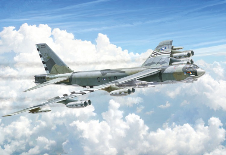 B-52H Stratofortress сборная модель italeri 1442