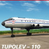 Ту-110 советский пассажирский самолет сборная модель