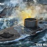 USS Monitor корабль-броненосец сборная модель