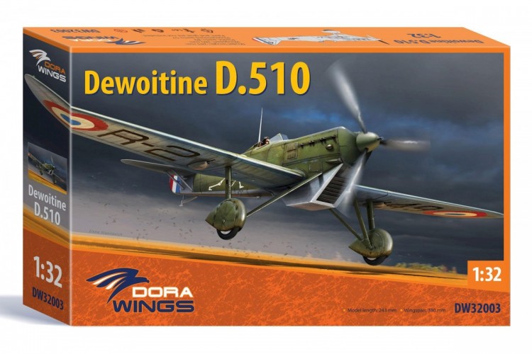 Dewoitine D.510 plastic model kit