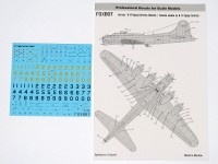 Технічні написи на B-17 Flying Fortress