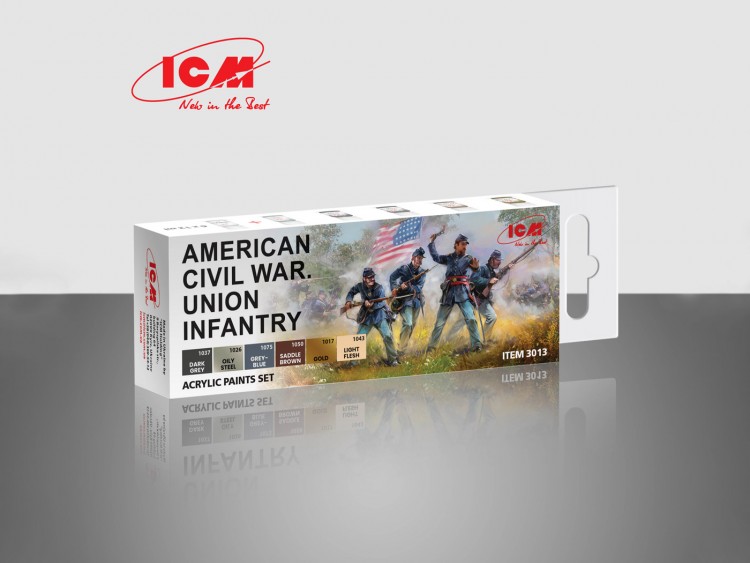 ICM3013 Acrylic paint set for American Civil War Union Infantry