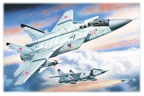 МиГ-31 "Foxhound" Советский тяжелый перехватчик сборная модель