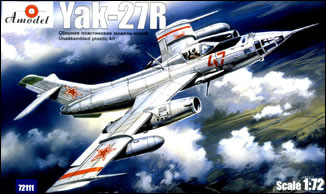 Yak-27R Soviet interceptor сборная модель 1/72