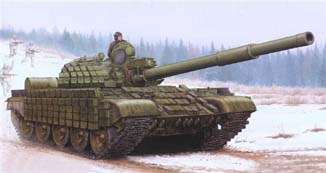 Советский танк  T-62 с динамической защитой (Модель 1962г.) (1:35)