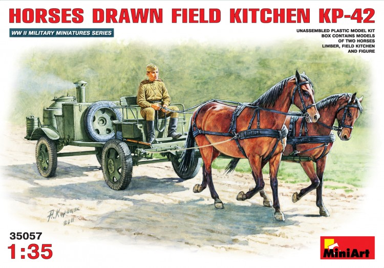 HORSES DRAWN FIELD KITCHEN KP-42 plastic model