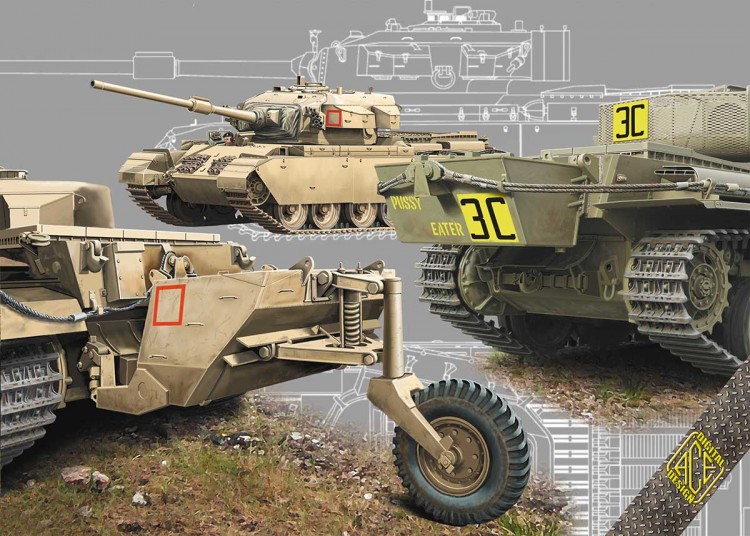 Centurion Long Range  tank plastic model