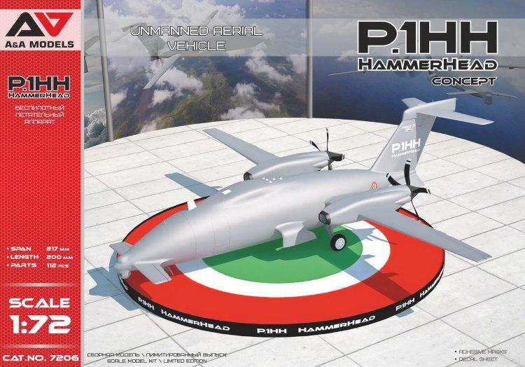 P.1HH Hammerhead drone plastic model