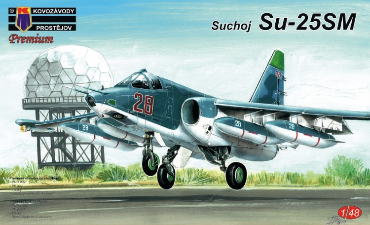 Су-25СМ штурмовик сборная модель 1/48