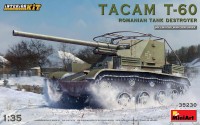 Румынская противотанковая САУ TACAM T-60 (с интерьером) Пластиковая сборная модель