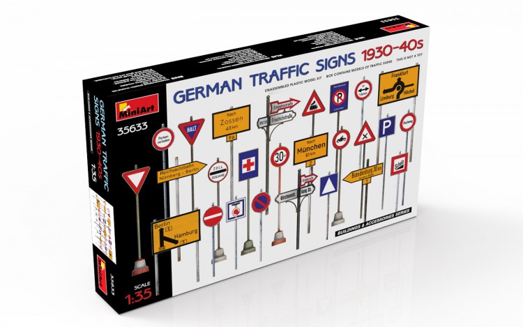 GERMAN TRAFFIC SIGNS 1930-40s
