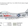 NORTH AMERICAN FJ-2 FURY сборная модель палубного самолета