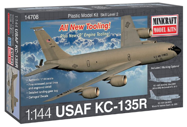KC-135R  самолет-заправщик сборная модель 1/144
