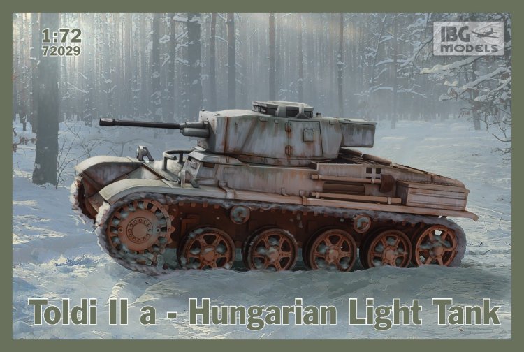 Toldi IIA "Толди" венгерский легкий танк сборная модель 1/72 