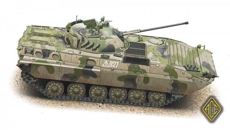 BMP-2D infantry fighting vehicle plastic model kit