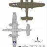 B-25G/J Mitchell (Late) "Pin-Up Nose Art and Stencils" Part # 7 Decals 1/72