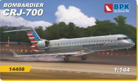 CRJ-700 Bombardier пассажирский самолет сборная модель 1/144