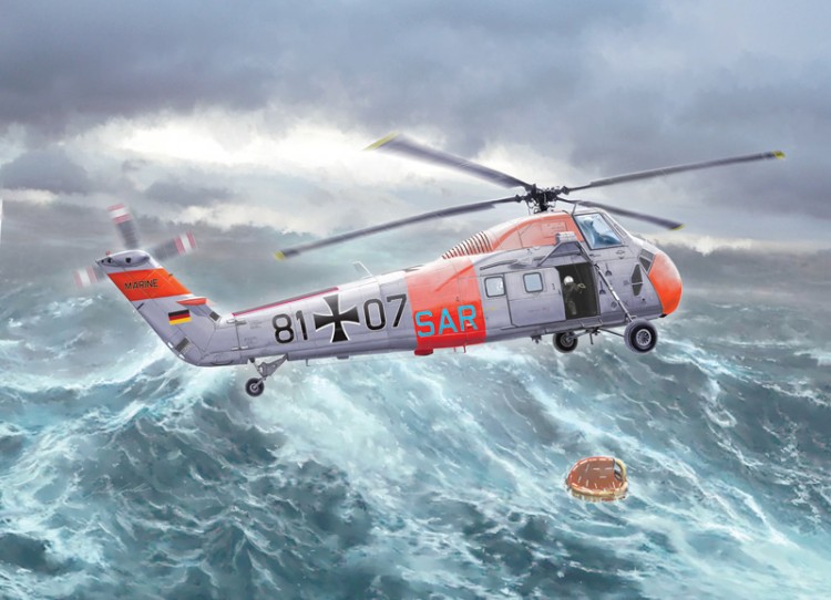 H-34 G.III/UH-34J спасательный вертолет сборная модель