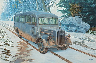 Opel 3.6-47 Omnibus model early bus model kit
