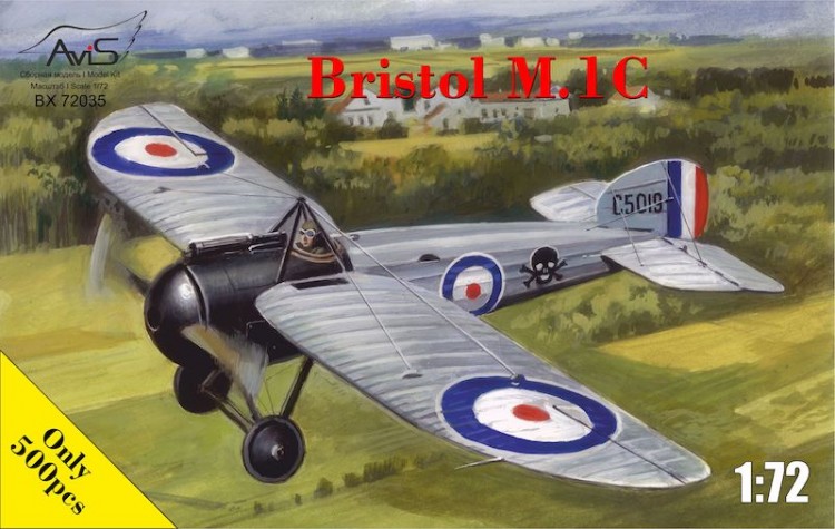 Bristol M.1C винищувач збірна модель 1/72
