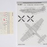 Foxbot Decals 1/72 Stencils for North American P-51 Mustang