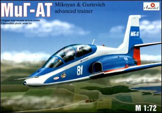 MiG-AT Russian modern trainer aircraft сборная модель 1/72