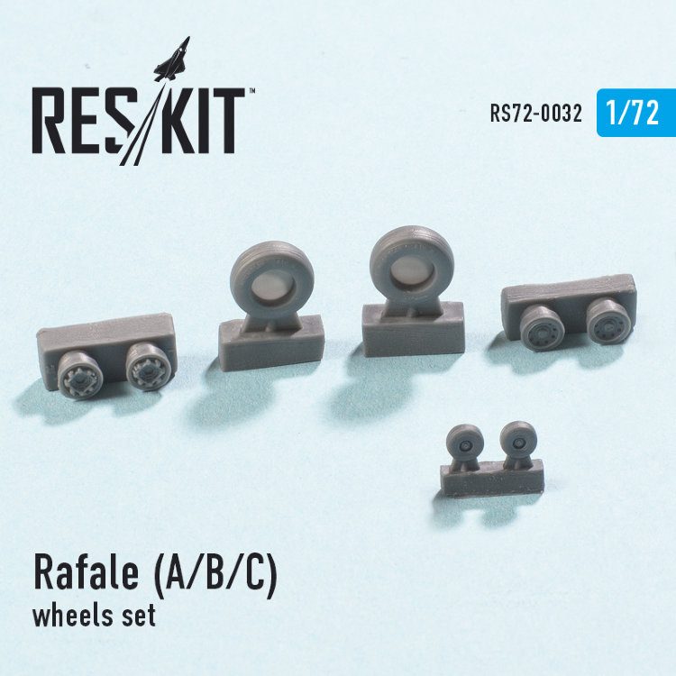 Rafale (A/B/C) Dassault набор смоляных колес 1/72