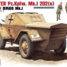 LEICHTER Pz.kpfw. 202(e) w/CREW DINGO Mk.I plastic model kit