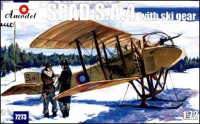 SPAD S.A.4 with ski gear