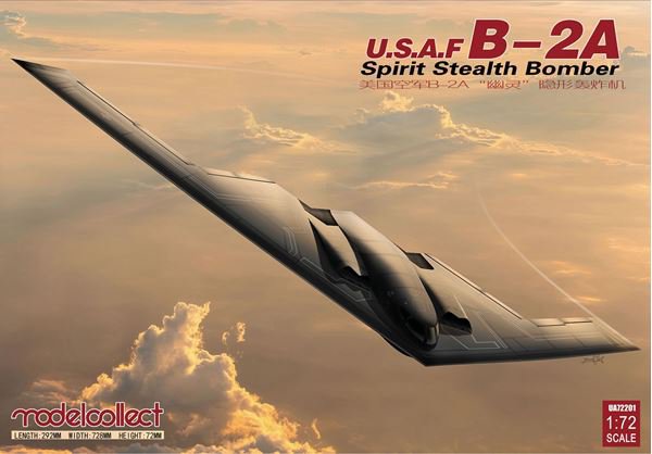B-2A Spirit Stealth американский стратегический  "Стелс" бомбардировщик сборная модель