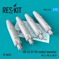 UB-16-57 KV rocket launcher (4 pcs) (1/72)