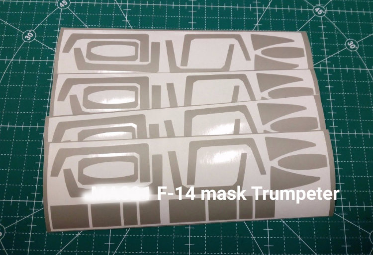 F-14 Tomcat Canopy mask (Hobby Boss/Trumpeter) набор масок для остекления Масштаб 1/48