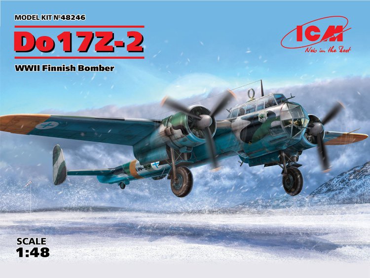 Do 17Z-2, Бомбардировщик ( ВВС Финляндии) сборная модель 1/48