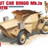SCOUT CAR DINGO Mk.1a w/CREW plastic model kit