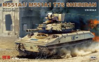 Американський легкий плаваючий танк M551A1/M551A1 TTS Sheridan збiрна модель