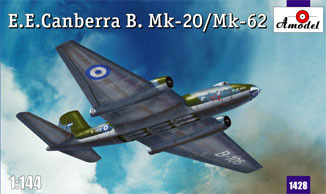 Canberra B. Mk.20/Mk.62 сборная модель 1/144