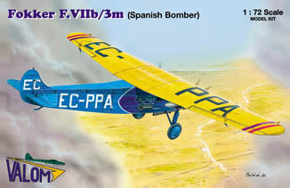 Fokker F.VIIb/3m (Spanish Bomber) – Spanish Republicans Bomber „ABUELO“ & Croatian military marking