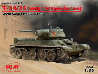 T-34 - 76  Сборная модель советского среднего танка (начала 1943 г.)