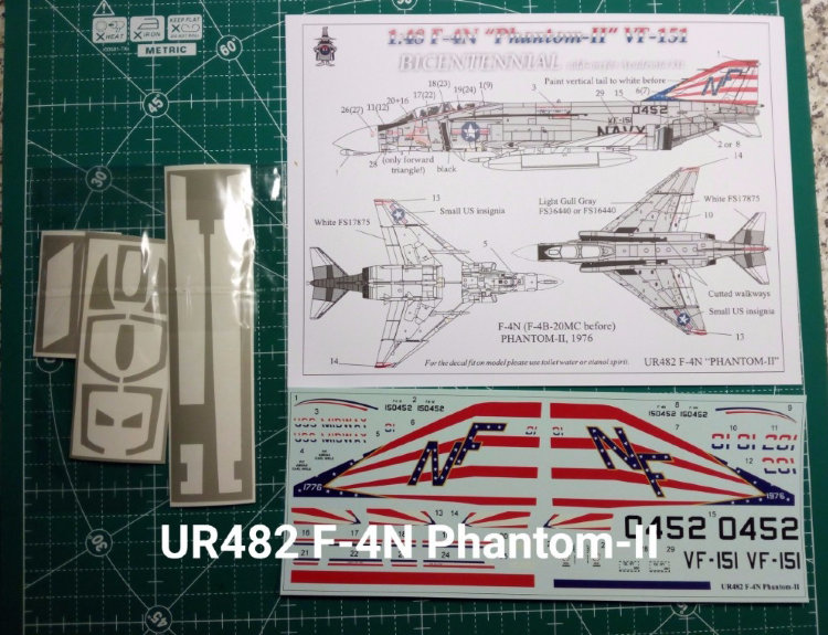 F-4N Phantom ( Фантом) II VF-151 Bicentennial декаль 1/48