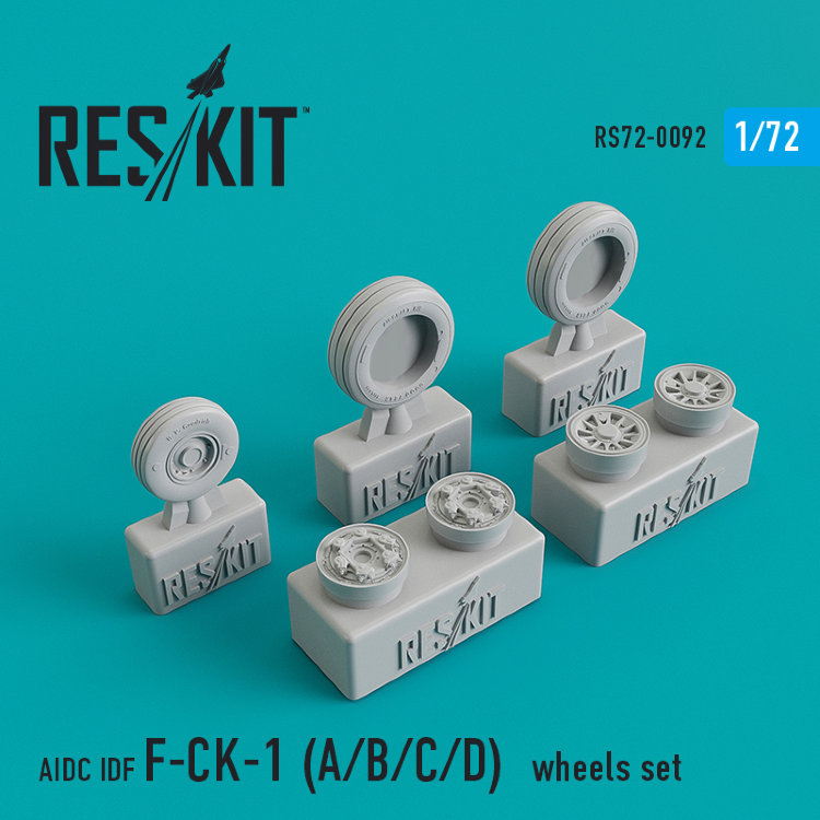 AIDC IDF F-CK-1 (A/B/C/D)  набор смоляных колес 1/72