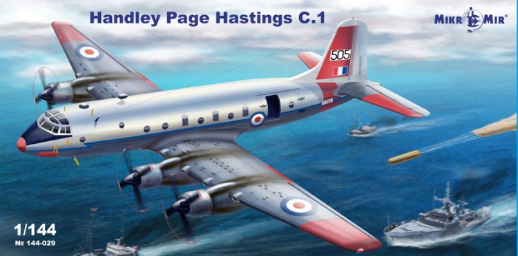 Handley Page Hastings plastic model kit