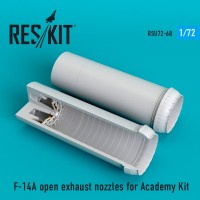 F-14A open exhaust nozzles for Academy Kit ( 1/72)