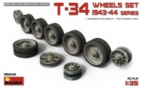 Набор колёс для танка  Т-34 1943-44 гг. выпусков