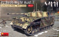 Pz.Beob.Wg.IV Ausf. J сборная модель танка с экипажем