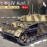 Pz.Beob.Wg.IV Ausf. J tank plastic model with crew